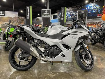 New 2025 Kawasaki NINJA 500 ABS  METALLIC MATTE WHITISH SILVER/METALLIC MOONDUST GRAY