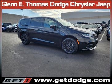 2024 Chrysler Pacifica Plug-in Hybrid S Appearance in a Brilliant Black Crystal Pearl Coat exterior color and Blackinterior. Glenn E Thomas 100 Years Of Excellence (866) 340-5075 getdodge.com 