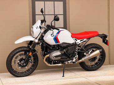 2023 BMW R nineT in a Light White exterior color. Gateway BMW Ducati Motorcycles 314-427-9090 gatewaybmw.com 