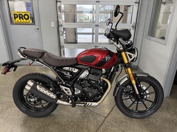 2025 Triumph Scrambler 400 X Carnival Red / Phantom Black 