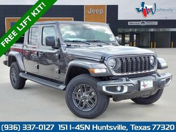 2024 Jeep Gladiator Sport S 4x4 in a Granite Crystal Metallic Clear Coat exterior color. Wischnewsky Dodge 936-755-5310 wischnewskydodge.com 