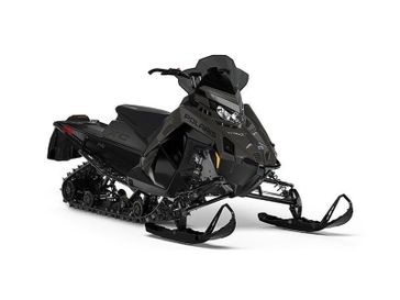 2024 Polaris Switchback XC in a Gloss Black/Shadow Gray exterior color. New England Powersports 978 338-8990 pixelmotiondemo.com 