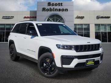 New 2026 Jeep Grand Cherokee Limited in a White/off-white exterior color and Global Blackinterior. Southbay Chrysler Jeep Dodge Ram (424) 404-5521 pixelmotiondemo.com 
