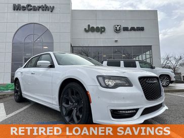 2023 Chrysler 300 Touring L Rwd in a Bright White exterior color and Blackinterior. McCarthy Jeep Ram 816-434-0674 mccarthyjeepram.com 