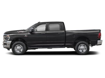 New 2026 RAM 2500 Tradesman in a Diamond Black Crystal Pearl Coat exterior color and Blackinterior. Perkins La Junta 719-383-2250 perkinslajunta.com 