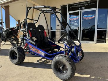 2024 TRAILMASTER MINI XRXR BLUE  in a BLUE exterior color. Family PowerSports (877) 886-1997 familypowersports.com 