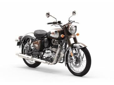 2023 Royal Enfield Classic in a CHROME BRONZE exterior color. BMW Motorcycles of Jacksonville (904) 375-2921 bmwmcjax.com 