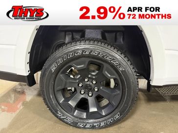 New 2026 RAM 1500 Big Horn Crew Cab 4x4 5'7' Box in a Bright White Clear Coat exterior color and -X9interior. Thys Motor Company 319-318-6640 thysmotorco.com 