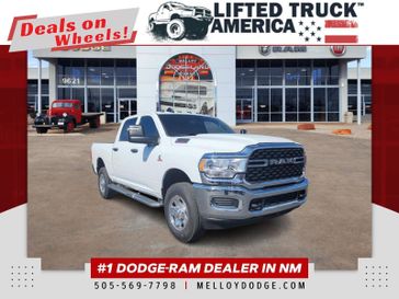 2024 RAM 3500 Tradesman in a Bright White Clear Coat exterior color and Blackinterior. Lifted Truck America 888-267-0644 liftedtruckamerica.com 