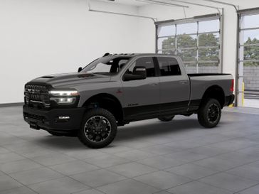 New 2026 RAM 2500 Rebel Crew Cab 4x4 6'4' Box in a Granite Crystal Metallic Clear Coat exterior color. Kamaaina Motors 1-808-746-7956 kamaainamotors.com 
