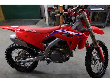 2022 Honda CRF 450R in a Red exterior color. New England Powersports 978 338-8990 pixelmotiondemo.com 