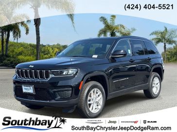 New 2026 Jeep Grand Cherokee Laredo X 4x2 in a Diamond Black Crystal Pearl Coat exterior color and Global Blackinterior. Southbay Chrysler Jeep Dodge Ram (424) 404-5521 pixelmotiondemo.com 