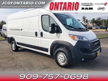 2024 RAM ProMaster Cargo Van Tradesman in a Bright White Clear Coat exterior color and Blackinterior. Ontario Auto Center ontarioautocenter.com 