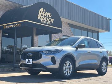 2024 Ford Escape Active in a Iconic Silver Metallic exterior color and Space Grayinterior. Jim Baier Inc 319-372-1012 jimbaier.com 