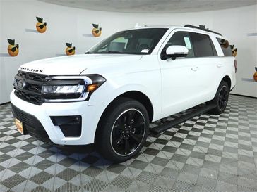 2024 Ford Expedition Limited in a Star White Metallic Tri Coat exterior color and Black Onyxinterior. Ontario Auto Center ontarioautocenter.com 