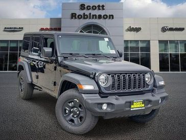 New 2026 Jeep Wrangler Sport in a Black exterior color and Blackinterior. Southbay Chrysler Jeep Dodge Ram (424) 404-5521 pixelmotiondemo.com 
