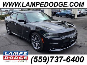 2023 Dodge Charger R/T in a Pitch Black exterior color and Blackinterior. Lampe Chrysler Dodge Jeep RAM 559-471-3085 pixelmotiondemo.com 