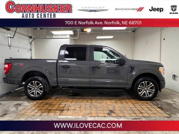 2021 Ford F-150 XL in a Lead Foot exterior color and Blackinterior. Cornhusker Auto Center 402-866-8665 cornhuskerautocenter.com 