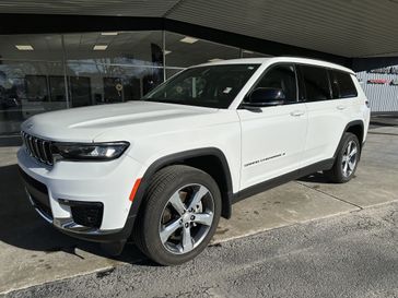 2022 Jeep Grand Cherokee L  in a WHITE exterior color. Shields Motor Company Inc (620) 902-2035 shieldsmotorchryslerdodgejeep.com 