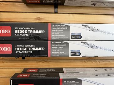 2023 Toro HEDGE TRIMMER ATTACHMENT FOR 60V TRIMMER  Up North Power & Sports 218-237-5670 upnorthpowermn.com 