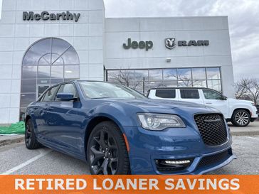 2023 Chrysler 300 Touring L Rwd in a Frostbite exterior color and Blackinterior. McCarthy Jeep Ram 816-434-0674 mccarthyjeepram.com 