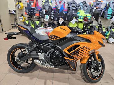 2025 KAWASAKI NINJA 650 ABS CANDY STEEL FURNACE ORANGE