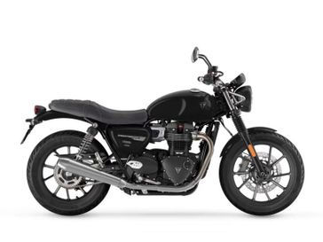 2024 Triumph SPEED TWIN1200  in a Jet Black exterior color. New England Powersports 978 338-8990 pixelmotiondemo.com 