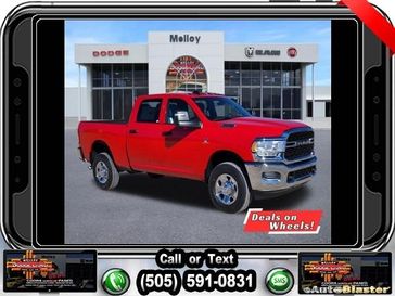 2024 RAM 2500 Tradesman Crew Cab 4x4 6'4' Box in a Flame Red Clear Coat exterior color and Diesel Gray/Blackinterior. Melloy Dodge RAM FIAT 505-588-4459 melloydodge.com 