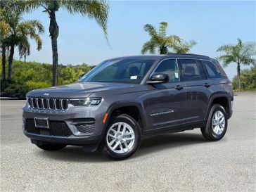 New 2026 Jeep Grand Cherokee Laredo 4x2 in a Baltic Gray Metallic Clear Coat exterior color and Global Blackinterior. Southbay Chrysler Jeep Dodge Ram (424) 404-5521 pixelmotiondemo.com 