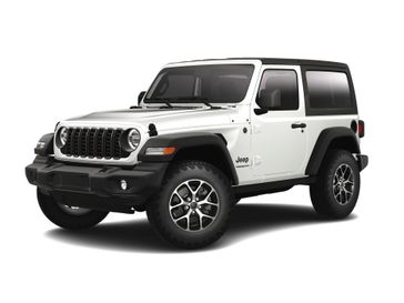 2024 Jeep Wrangler 2-door Sport S in a Bright White Clear Coat exterior color and Blackinterior. Victor Chrysler Dodge Jeep Ram 585-236-4391 victorcdjr.com 