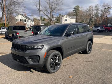 2025 Jeep Grand Cherokee Altitude X in a Baltic Gray Metallic Clear Coat exterior color and Global Blackinterior. Guzik Motor Sales Inc Jeep 413-277-7648 guzikmotor.com 