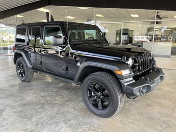 2022 Jeep Wrangler Unlimited  in a BLACK exterior color. Shields Motor Company Inc (620) 902-2035 shieldsmotorchryslerdodgejeep.com 