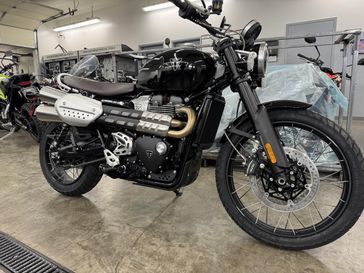 2025 Triumph SCRAMBLER 1200 X Sapphire Black  in a BLACK exterior color. Cascade Moto Eugene 541-338-0269 cascademotoeugene.com 