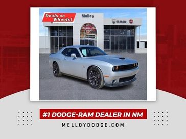 2022 Dodge Challenger  in a Triple Nickel Clear Coat exterior color and Blackinterior. Melloy Dodge RAM FIAT 505-588-4459 melloydodge.com 