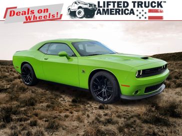 2023 Dodge Challenger R/T Scat Pack in a Sublime Metallic Clear Coat exterior color and Blackinterior. Lifted Truck America 888-267-0644 liftedtruckamerica.com 