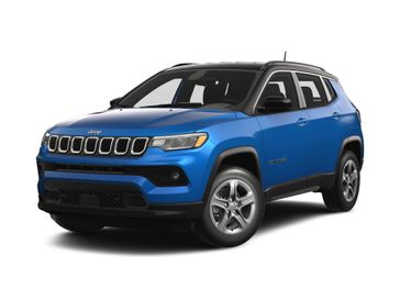 2024 Jeep Compass Latitude 4x4 in a Laser Blue Pearl Coat exterior color. Gupton Motors Inc 615-384-2886 guptonmotors.com 