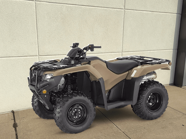 2024 Honda FOURTRAX RANCHER 4X4 in a SANDSTONE BEIGE exterior color. Cross Country Powersports 732-491-2900 crosscountrypowersports.com 