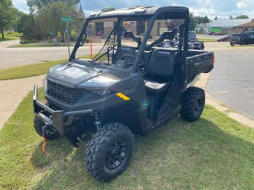 2025 Polaris RANGER 1000 PREMIUM in a GRANITE GRAY exterior color. Rod's Ride On Powersports (608) 788-4514 pixelmotiondemo.com 