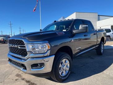 2024 RAM 2500 Big Horn Crew Cab 4x4 6'4' Box in a Granite Crystal Metallic Clear Coat exterior color and Diesel Gray/Blackinterior. Legacy Auto Center 620-315-9264 legacyautocenter.net 