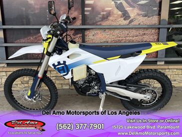 2024 HUSQVARNA FE 350S  in a WHITE exterior color. Del Amo Motorsports of Los Angeles (562) 262-9181 delamomotorsports.com 