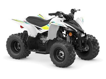 2023 Yamaha YFZ in a White exterior color. New England Powersports 978 338-8990 pixelmotiondemo.com 