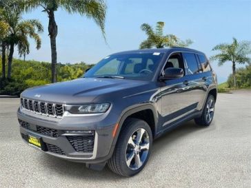 New 2026 Jeep Grand Cherokee Limited in a Gray exterior color and Global Blackinterior. Southbay Chrysler Jeep Dodge Ram (424) 404-5521 pixelmotiondemo.com 