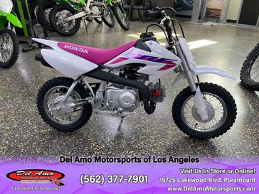 2024 Honda CRF50FR  in a WHITE exterior color. Del Amo Motorsports of Los Angeles (562) 262-9181 delamomotorsports.com 