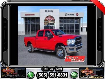 2024 RAM 3500 Tradesman Crew Cab 4x4 6'4' Box in a Flame Red Clear Coat exterior color and Blackinterior. Melloy Dodge RAM FIAT 505-588-4459 melloydodge.com 