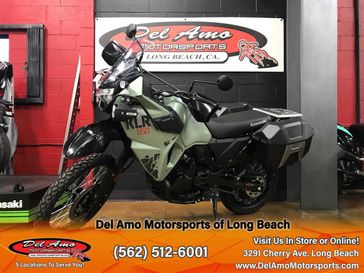 2024 Kawasaki KL650HRFAL-GN1  in a PEARL MATTE SAGE GREEN exterior color. Del Amo Motorsports of Long Beach (562) 362-3160 delamomotorsports.com 