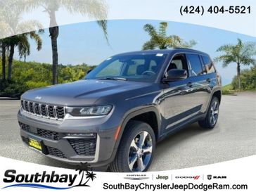 New 2026 Jeep Grand Cherokee Limited in a Gray exterior color and Global Blackinterior. Southbay Chrysler Jeep Dodge Ram (424) 404-5521 pixelmotiondemo.com 