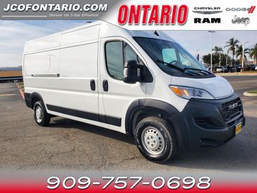 2024 RAM ProMaster Cargo Van Tradesman in a Bright White Clear Coat exterior color and Blackinterior. Ontario Auto Center ontarioautocenter.com 