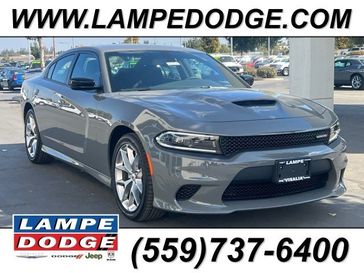 2023 Dodge Charger Gt Rwd in a Destroyer Gray exterior color and Blackinterior. Lampe Chrysler Dodge Jeep RAM 559-471-3085 pixelmotiondemo.com 