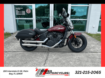 Used 2020 Indian Motorcycle SCOUT SIXTY, BURGUNDY METALLIC W&sol;ABS, 49ST Sixty 