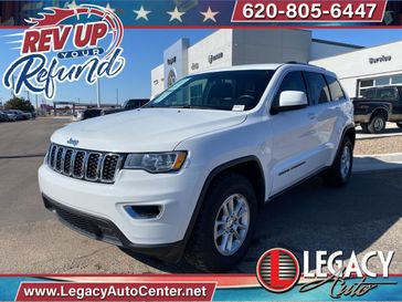 2018 Jeep Grand Cherokee Laredo E in a Bright White Clear Coat exterior color and Blackinterior. Legacy Auto Center 620-315-9264 legacyautocenter.net 